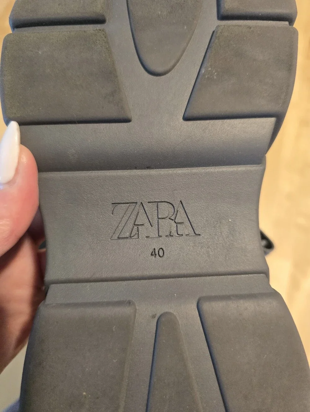 Zara Sport Sandals Blue Size 40 - Picture 7 of 7